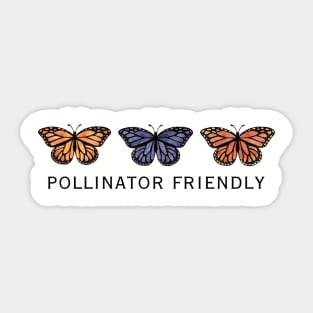 Monarch Butterflies Pollinator Garden Sticker